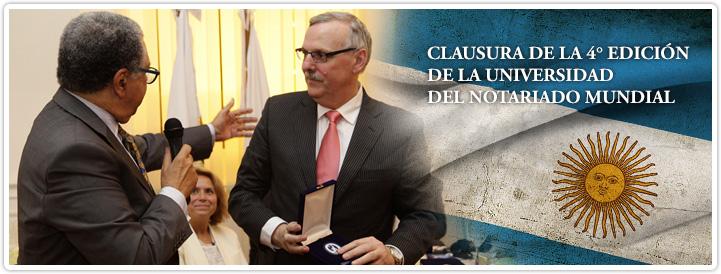 Clausura 4° Edición de la Universidad del Notariado Mundial