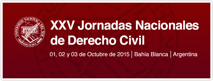 XXV Jornadas Nacionales de Derecho Civil