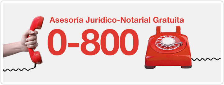 Banner Asesoria Notarial 0800 Permanente