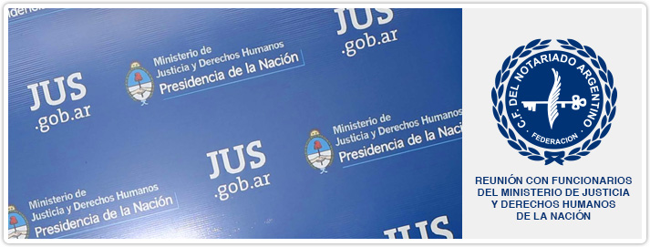 Reunión con funcionarios del Ministerio de Justicia y Derechos Humanos de la Nación